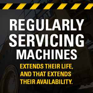 Regularly servicing machines extends their life, and that extends their availability